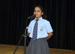 Inter House English Elocution Competition 2025