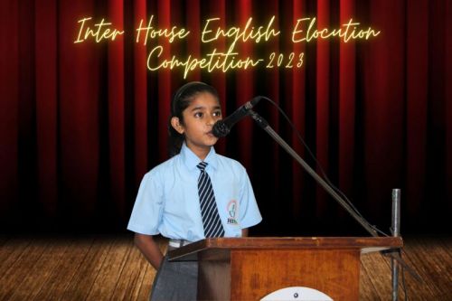 Inter House English Elocution Competition-2023